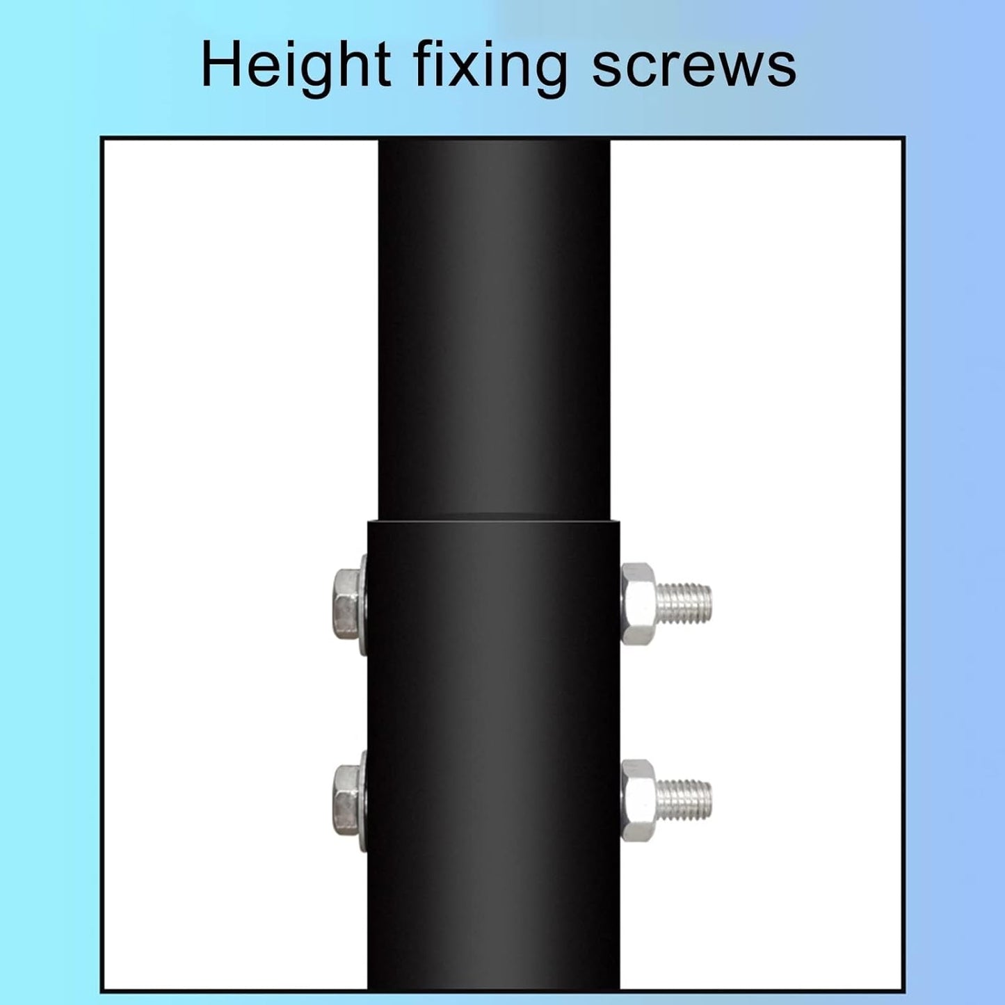 Universal TV Stand Adjustable Ceiling TV Mount Bracket - Double Pole Hanging TV Bracket Fits 55-100 Inch LED Flat Panel Display, 3°/-20° Angle Adjustment, Max VESA 900x400mm (28)