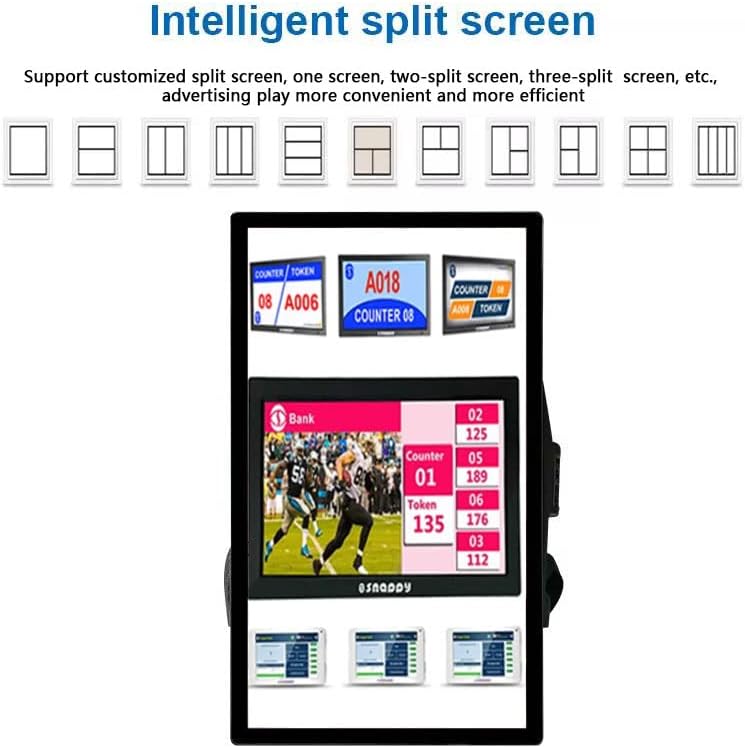 Welaso 27/32 inch LCD Ads Backpack,4G+32G,TouchScreen,APP Wireless Screen Projection,Human Walking Bag Digital Billboard (27 inches Screen+4G RAM +32G)