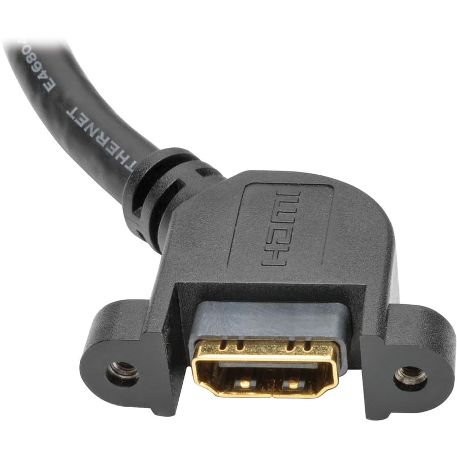 Tripp Lite P569-003-MF-APM 3 ft HDMI Extension Cable, Male to Female, 4K UHD, 28 AWG, Gold-Plated Shielded, Black, for TV Blu-ray Camera, Cloud Care Pre-Configured Bundle Eligible (50 Pack)