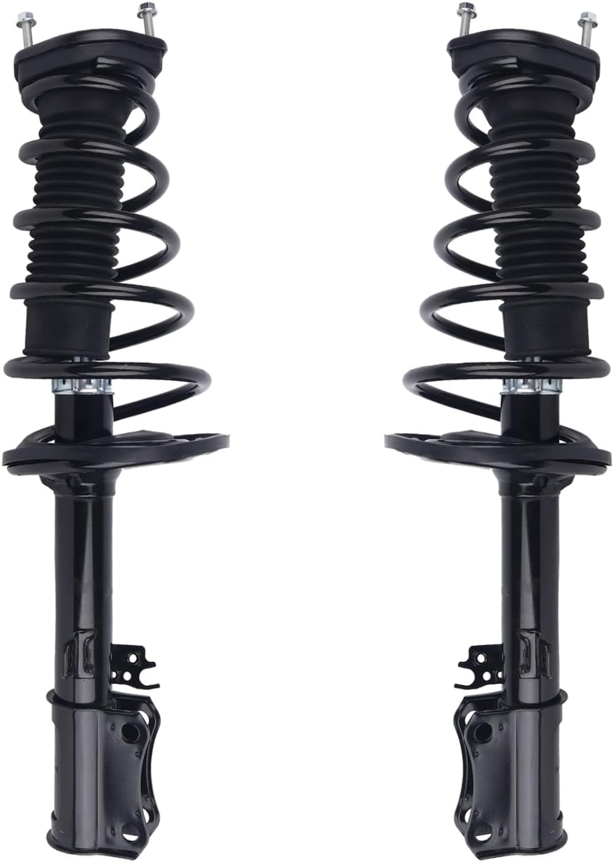 Autoround 172208 172207 Rear Complete Shock Absorber Compatible with Toyota Camry/Lexus ES330 2004 2005 2006, Left & Right Struts with Coil Spring Assembly