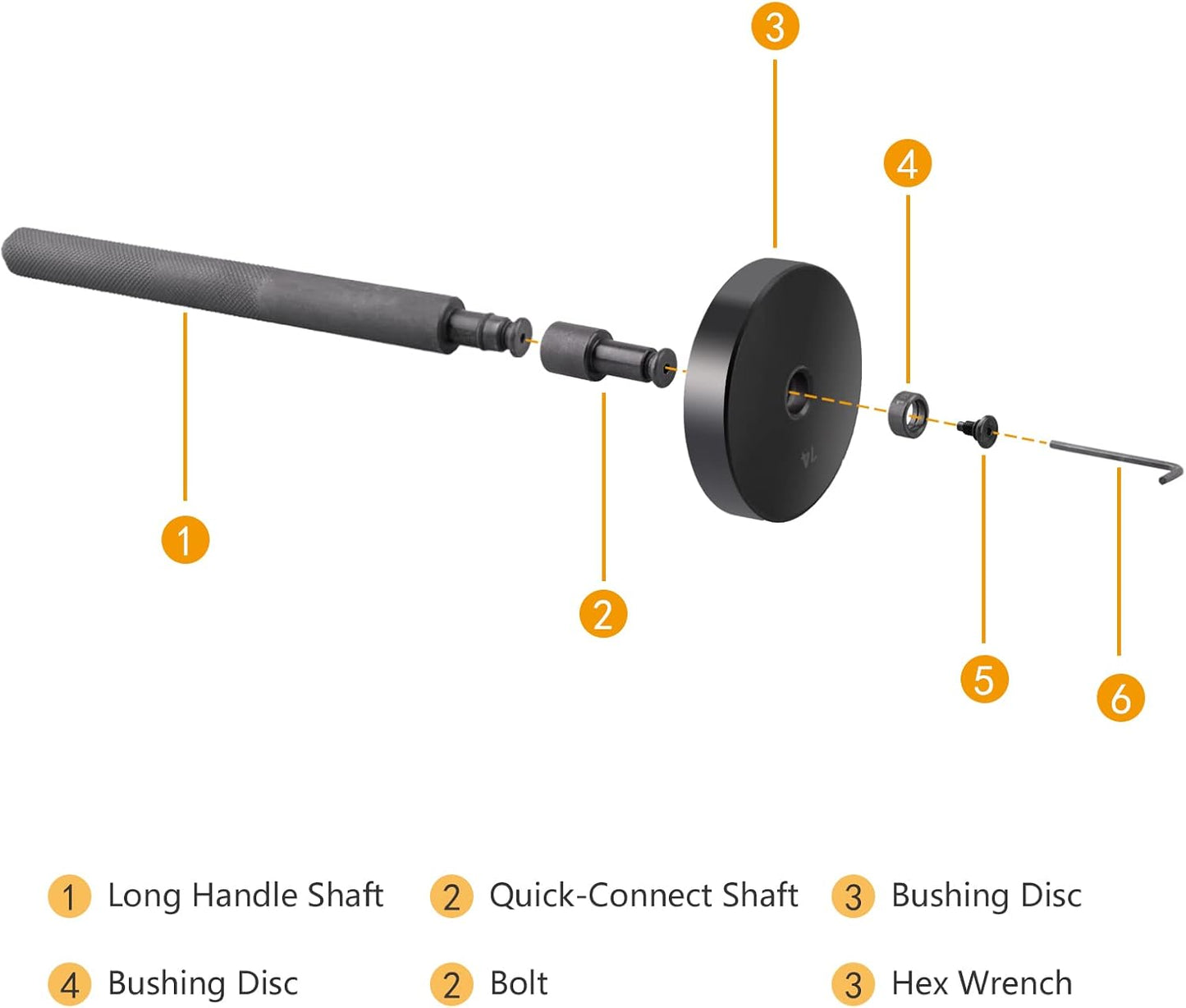 52 in 1 Custom Bushing Driver Set, Transmission Bushing Driver Removal Set Wheel Axle Bearing Race and Seal Installer Tool Kit
