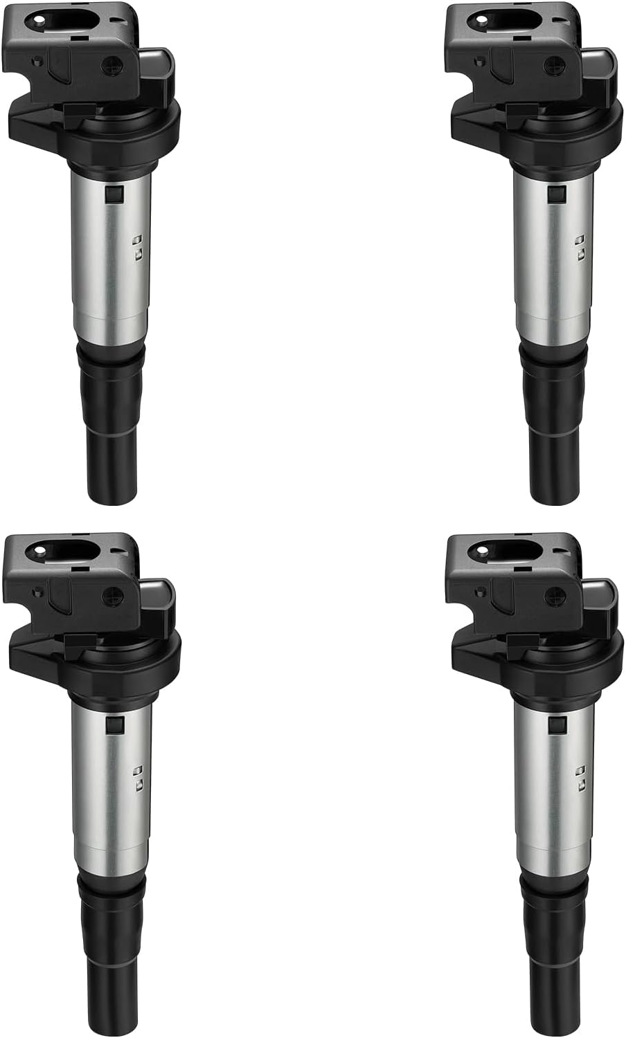 BDFHYK Ignition Coil Pack and Double Iridium Platinum Spark Plugs Compatible with BMW 328i xDrive 528i X3 525i 530i 325i 325xi 330i 330xi X3 Z4 X5 3.0L 2.5L L6 0221504470 12120032137 UF592, Sets of 6