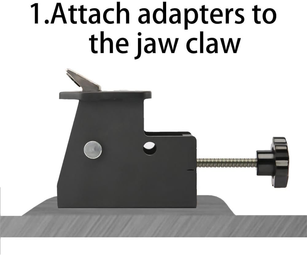 Tire Changer/Machine Motorcycle Adapter for Tire Changers (Standard Jaw Claw Below 49mm), Increases 4 inches and Decrease 2 inches on Rim clamp Size, 4pc-Set