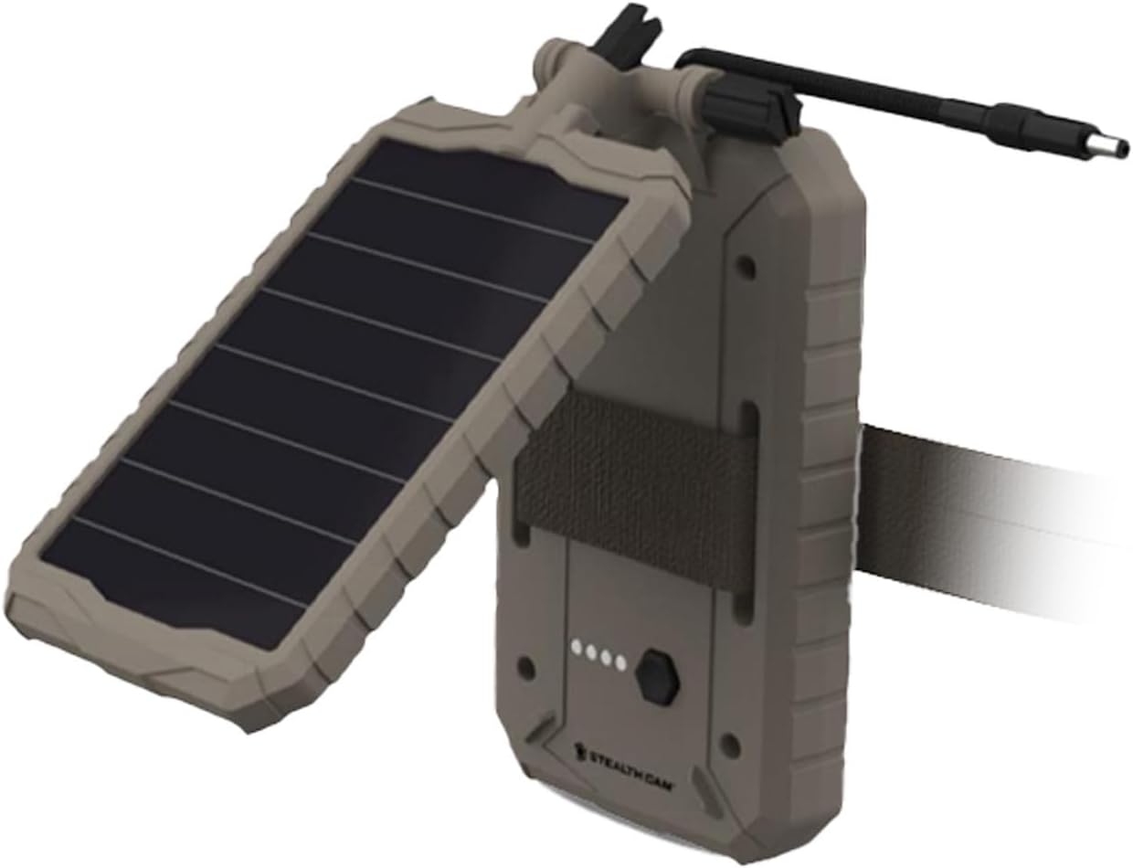 Stealth Cam Lithium Solar Power Panel (2-Pack) with Card Reader Bundle (3 Items)