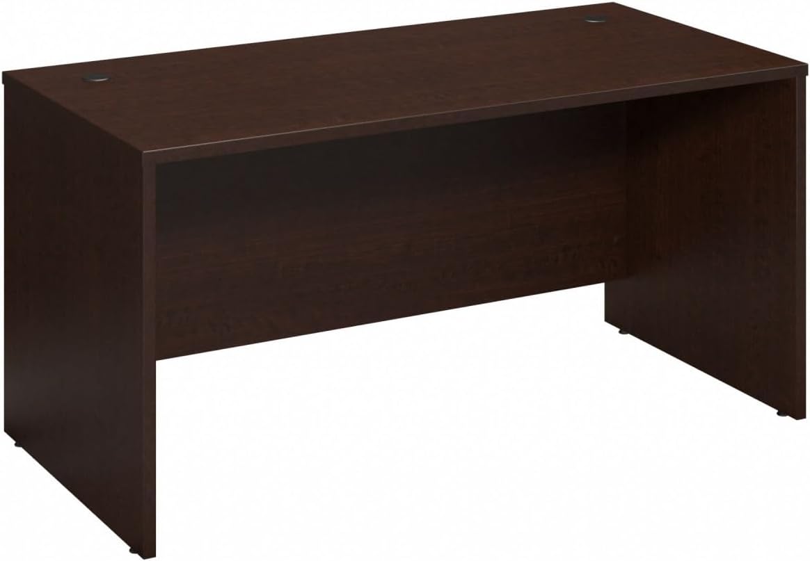 Bush Business Furniture Series C Office Desk, Large Computer Table for Home and Professional Workplace, 72W x 30D, Natural Cherry