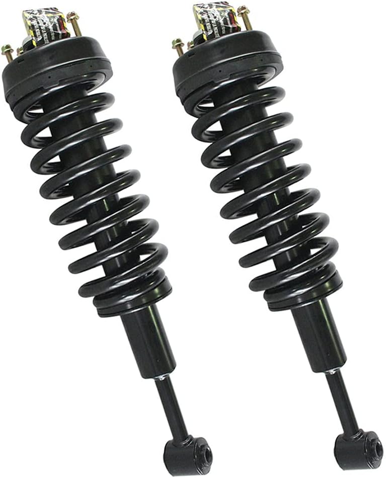 Shoxtec Front Pair Complete Struts Assembly Replacement for 2007-2010 Ford Explorer Sport Trac Coil Spring Shock Absorber Repl. part no 371124