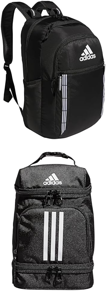 adidas Excel Backpack for Men & Women – Durable Large Athletic Laptop Bag, 7.0/Twill Grey/Grey/Rose Gold, OSFA