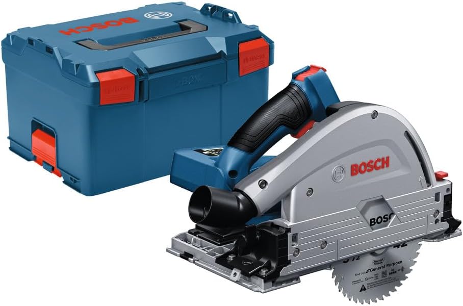 BOSCH GKT18V-20GCL14 PROFACTOR™ 18V Connected-Ready 5-1/2 In. Track Saw Kit with (1) CORE18V® 8 Ah High Power Battery
