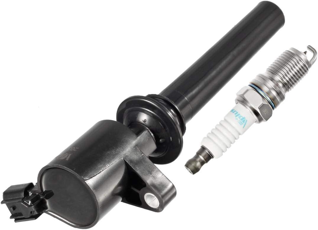 Vplus Set of 6 Ignition Coils Pack DG500 FD502 & Spark Plugs SP493 AGSF32PM Compatible with Tribute Mercury Mariner Montego Sable 3.0L V6