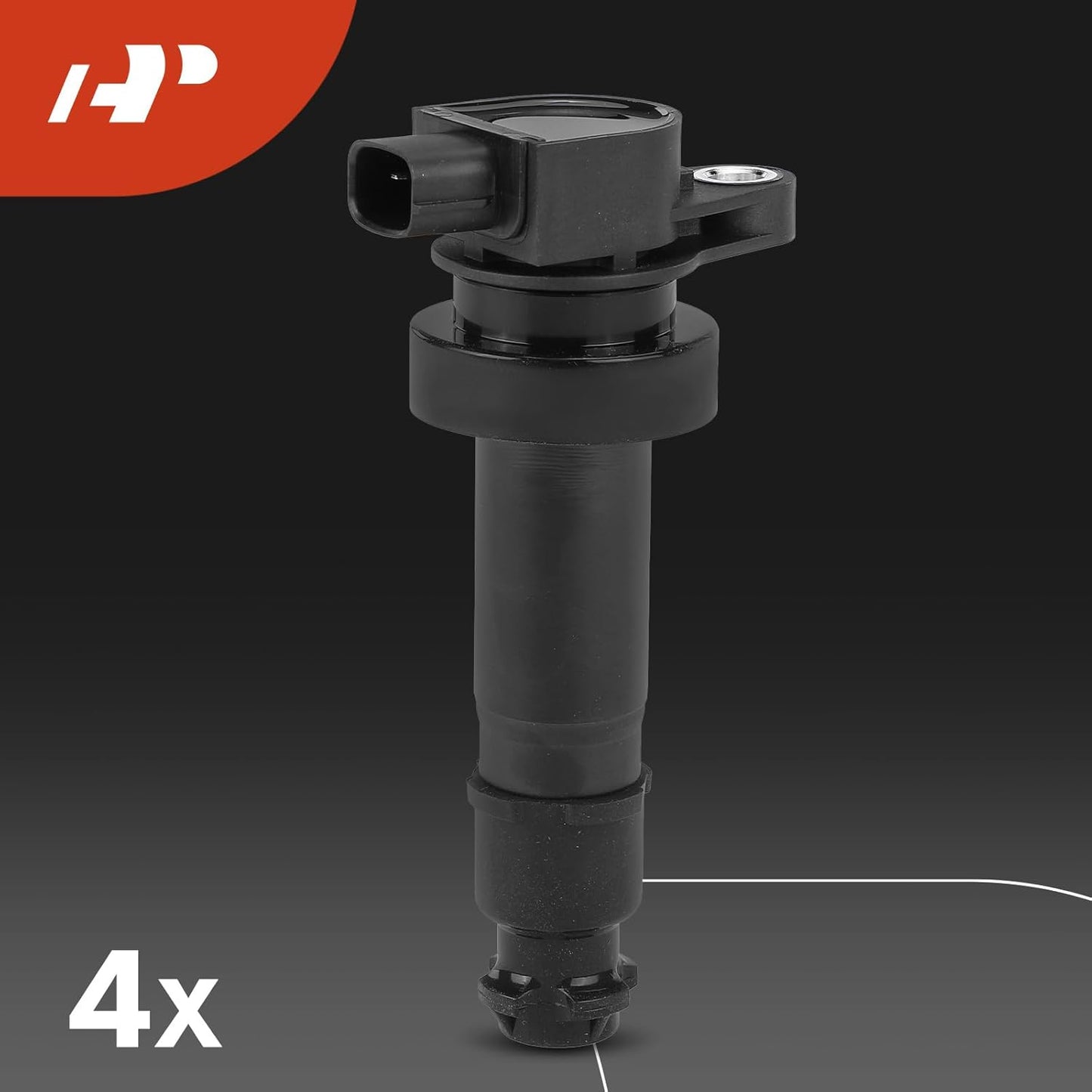 A-Premium Set of 8 Ignition Coil Pack and Iridium Spark Plugs Compatible with Kia Soul 2010-2011 1.6L, Replace# 273012B000