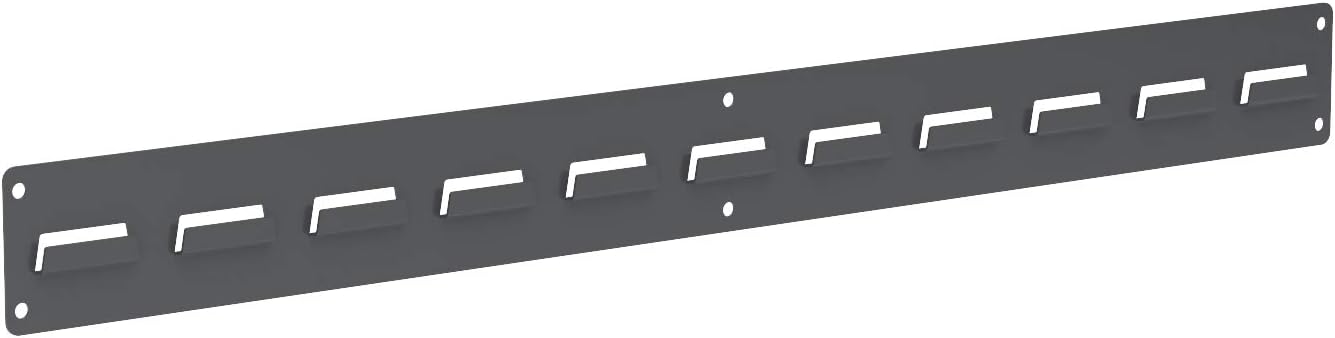 Akro-Mils 30136 Heavy Duty Wall Mount Garage Storage Steel Louvered Panel | Wall Storage Bin Hanging Organizer System for AkroBins, 36-Inch W x 19-Inch H, 4 Pack, Grey