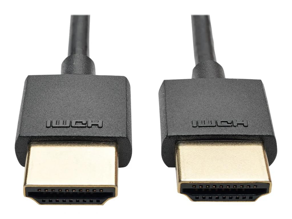 Tripp Lite Eaton Series P569-006-SLIM Slim HDMI Cable with Ethernet 6 ft, 18Gbps 4K UHD HDR, ARC 3D, Gold-Plated Male/Male, Shielded, RoHS, Cloud Care Pre-Configured Bundle Eligible (50 Pack)