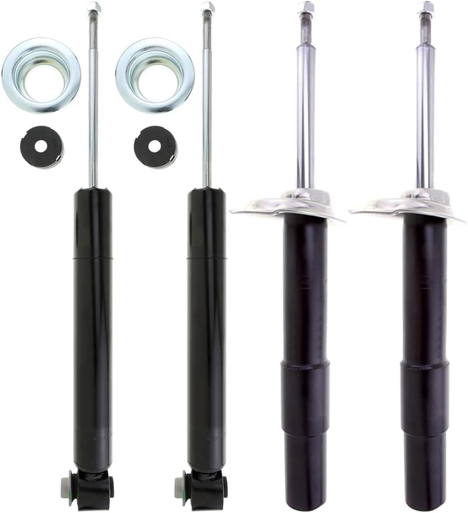 Struts and Shocks Complete Assembly - Front Rear Shock Absorber Suspension Strut Assembly Pair Set for BMW 535i 3.0L 2008 2009 2010, for BMW 525i 3.0L 2006 2007 - Brhaspatip,4PCS