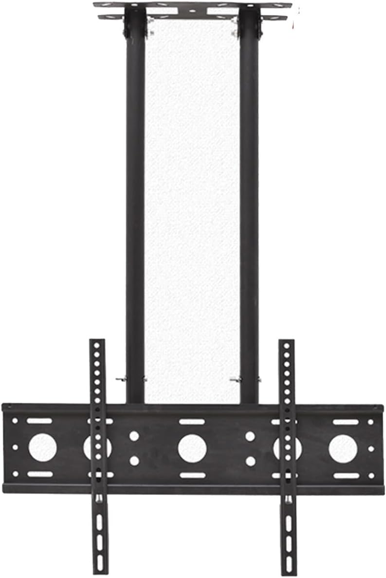 Adjustable Ceiling TV Mount Bracket,2 Post Single Sn TV Mount,Tilt TV Mount for 40-80 Inch TVs,Ceiling Mount, Max 600x400mm,0.84,1.4m