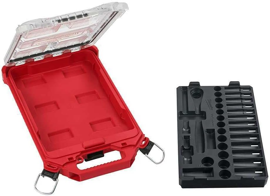 48-22-9482 for Milwaukee 3/8 in. Drive Metric Ratchet / Socket PACKOUT Set (32-Piece