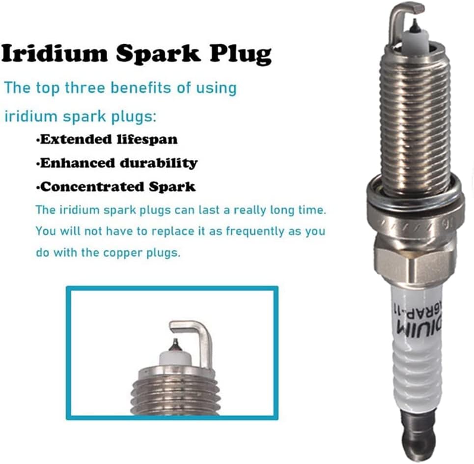 Set of 6 Iridium Spark Plug and 6 Ignition Coil Pack Compatible with Nissan Infiniti Maxima Murano Pathfinder Quest Altima Q50 QX60 FX35 370Z Q70 G37 QX50 QX70 V6 Replacement for UF550