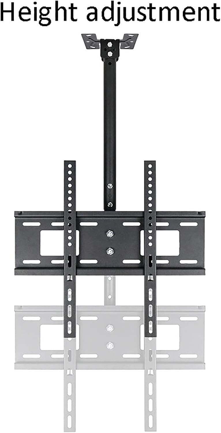 TV Stand,tv Wall Mount TV Ceiling Mount, Adjustable Tilt Swivel TV Bracket, Fits 26-60 Inch TVs, Max VESA 400x400mm, with Loading 132 Lbs (0.51m)