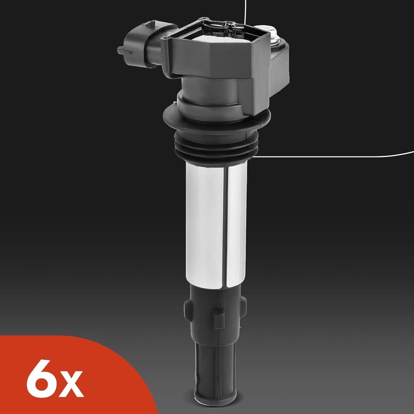 A-Premium Ignition Coils and Spark Plugs Kits Compatible with Chevrolet Traverse 2009 & GMC Acadia 2009 & Buick LaCrosse/Allure 2005-2008, Enclave 2009 & Cadillac CTS 2004-2009, SRX, STS 6-PC Set