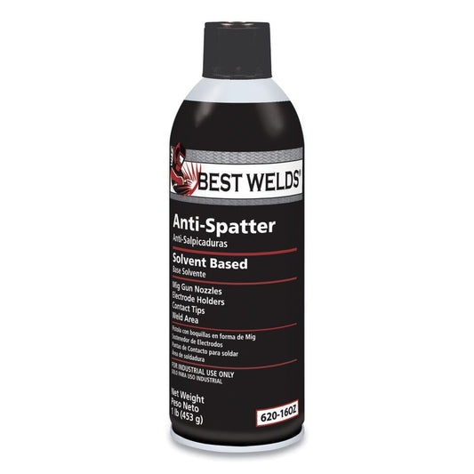 BEST WELDS 905-620-16OZ - Anti-Spatter, 16oz. Aerosol Can, Clear, 12 CA (12pk)