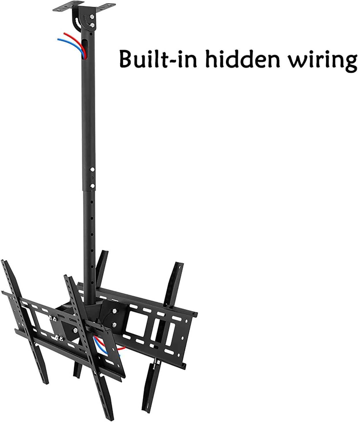 Universal TV Stand tv Wall Mount Dual TV Ceiling Mount, Fits 32-55inch LED Sn Display, Tilt, Swivel and Height Adjustable TV Bracket, Easy to Assemble (Size : 0.5-1m)