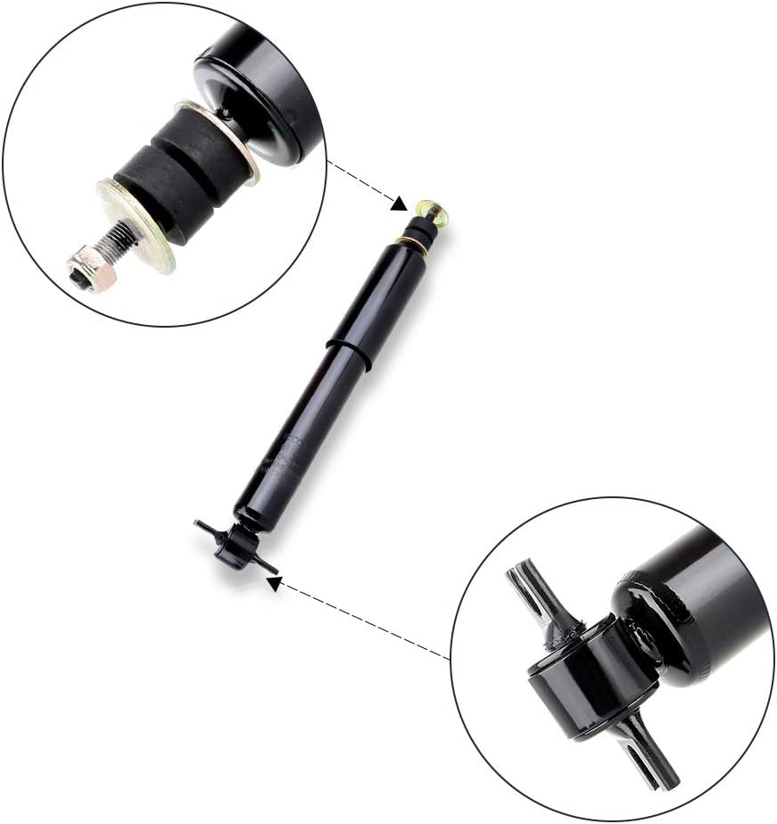 Shocks Silverado,ECCPP Front Rear Shock Absorbers Kits for Chevy 1999 2000 2001 2002 2003 2004 2005 06 07 for Chevy Silverado 1500/for GMC Sierra 1500 344380 Gas Strut Auto Shocks (4 pcs for 2WD-RWD)