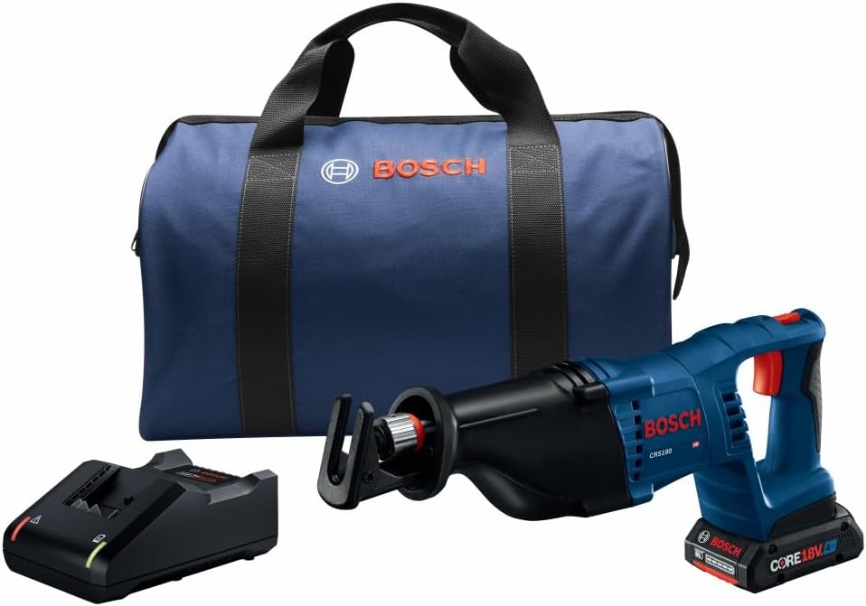 BOSCH CRS180B 18V 1-1/8 In. D-Handle Reciprocating Saw (Bare Tool)