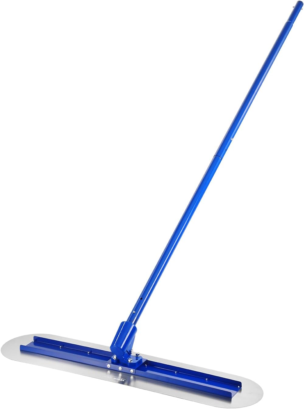 VEVOR Bull Float Magnesium Concrete Float 48 x 8 Round End Concretes Floats Tools Cement Tool Bull Concrete Kit Bull Float with 4 Float Handle Bull Floats Bracket Concretes Tools Finishing Bulls