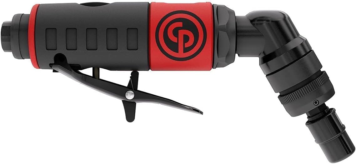 Chicago Pneumatic CP7412 - Air Die Grinder Tool, Welder, Woodworking, Automotive Car Detailing, Stainless Steel Polisher, Heavy Duty, Straight, 1/4 Inch (6 mm), 0.56 HP / 420 W - 22000 RPM