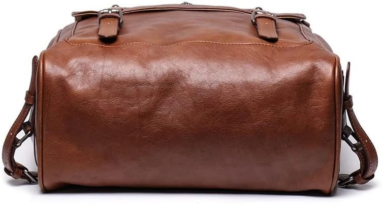 Vintage Genuine Leather Laptop Backpack Travel Bags