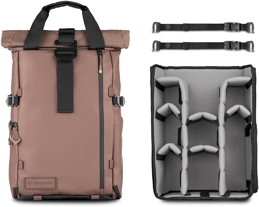 WANDRD All New PRVKE 21L V4: Camera Backpack and Photography Bundle - Weatherproof Travel and Photography Backpack, Bundle Includes 21L Bag, Camera Cube, Waist Straps, and Accessory Straps