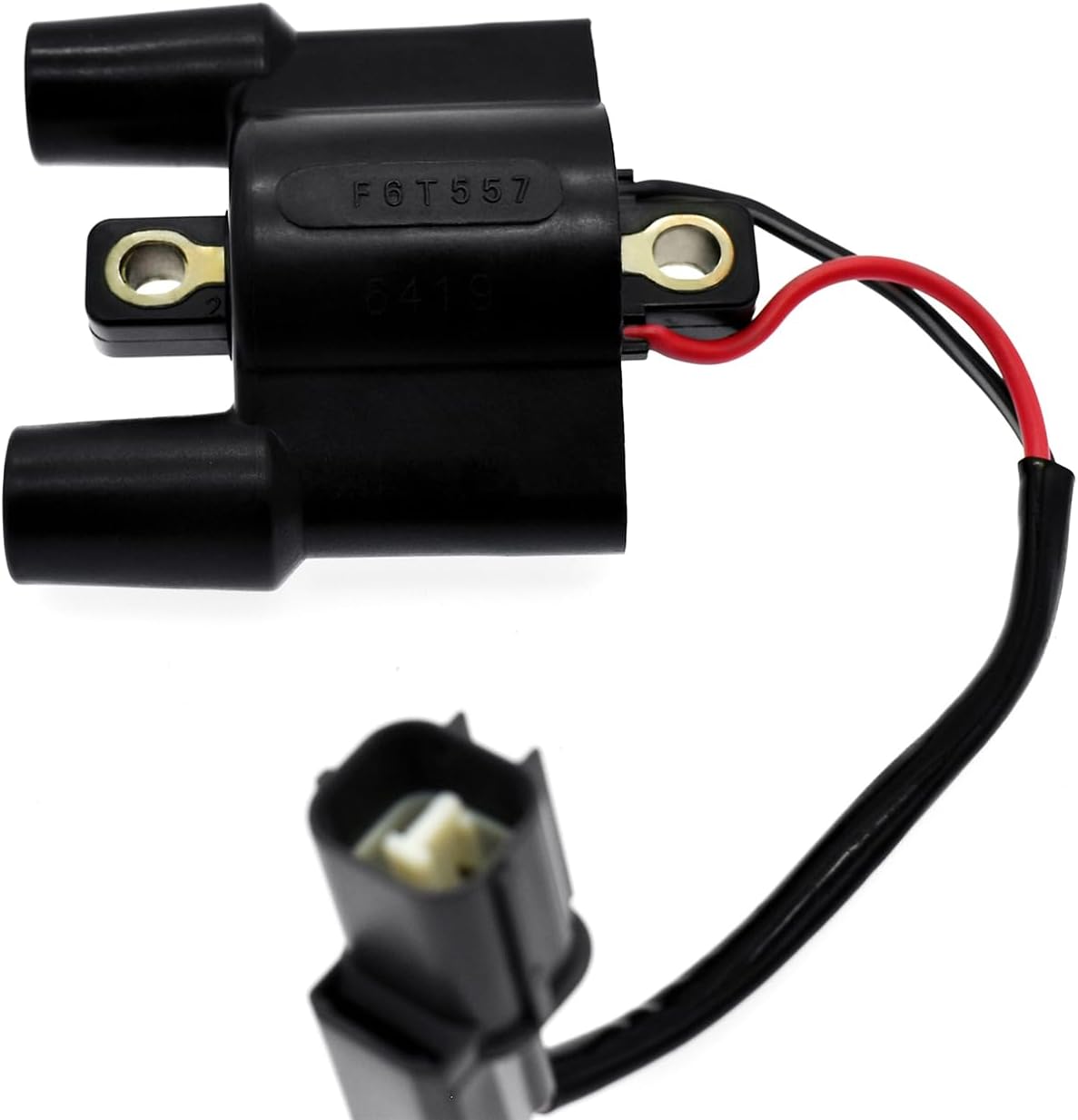2pcs F6T557 Ignition Coils Pack Compatible for Kawasaki STX-12F 2003-2007, STX-15F 2004-2017, Ultra LX 2007-2016, Ultra 250X 2007-2008, Ultra 260X 2009-2010, Ultra 260LX 2009-2010
