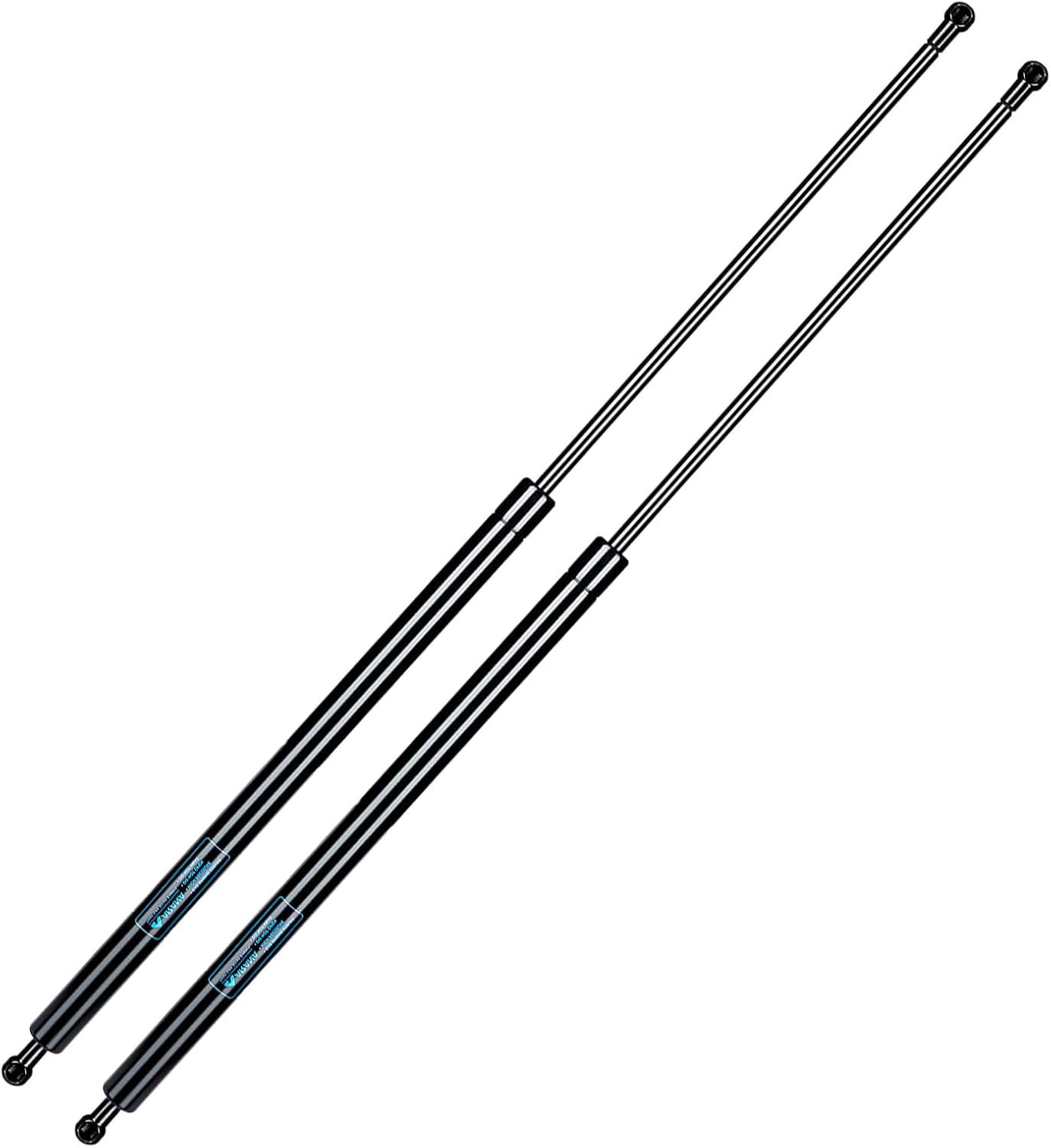 ARANA SF280M300 28 inch 300Lb Gas Struts Spring Shocks 28 inch 1335N Lift Support for Super Heavy-Duty Sled Trailer Tonneau Cover Trap Door Murphy Bed Truck Cover with 13mm Ball Sockets, Set of 2