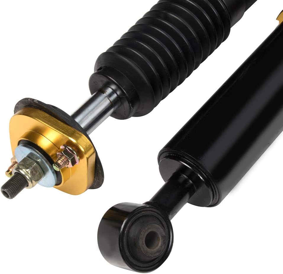 Coilover Struts Spring Shocks Adjustable Height Coilovers Suspension Struts Coil Spring Shocks and Struts Full Set Kits ECCPP Fit for 2001-2005 BMW 320i /2000 BMW 323Ci /1998-2000 BMW 323i