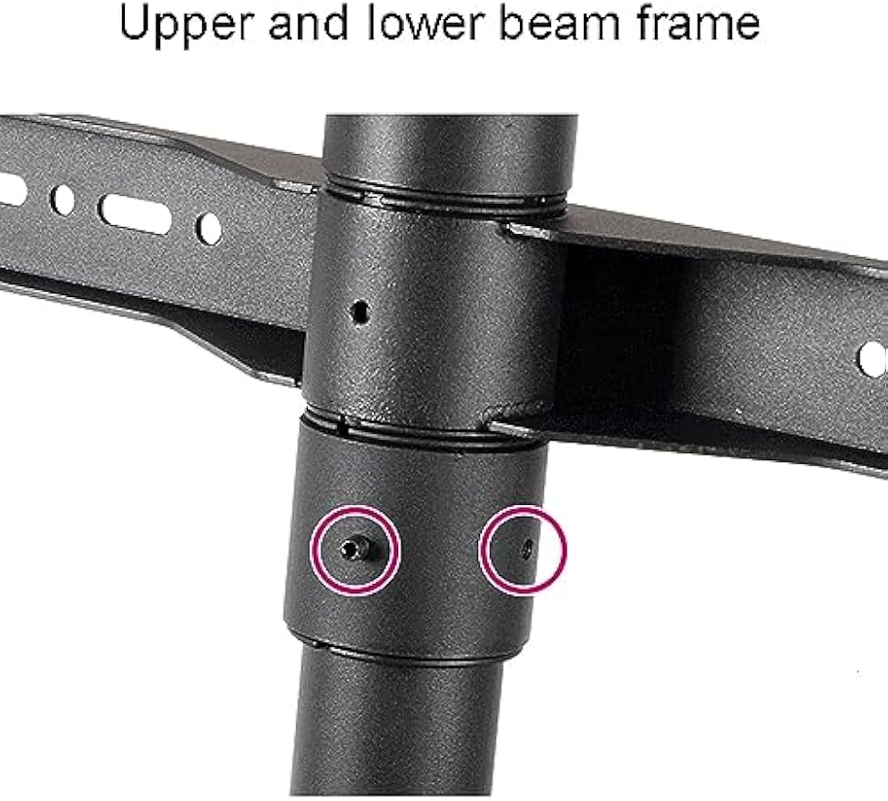 Adjustable Ceiling Mount for 32 75 Inch TVs 360 Degree Rotating LCD Wall Bracket Swivel TV Stand for Partition Wall Mobile TV Holder Sturdy Base for Optimal Viewing