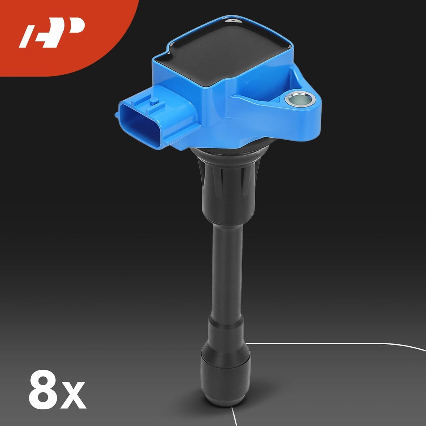 A-Premium (Blue) Set of 16 Ignition Coil Pack and Iridium Spark Plugs Compatible with Nissan Armada 2017-2020/2022 & Infiniti QX80 2011-2013, QX56 2014-2023, 5.6L