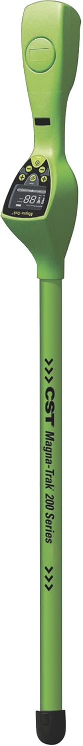 BOSCH CST/Berger 19-200SC MagnaTrak 200 Series Magnetic Locator with LCD Screen, Power Line Indication, Sensitivity & Volume Controls - Detects Ferrous Metals (Pins, Pipes, Tanks) Underground
