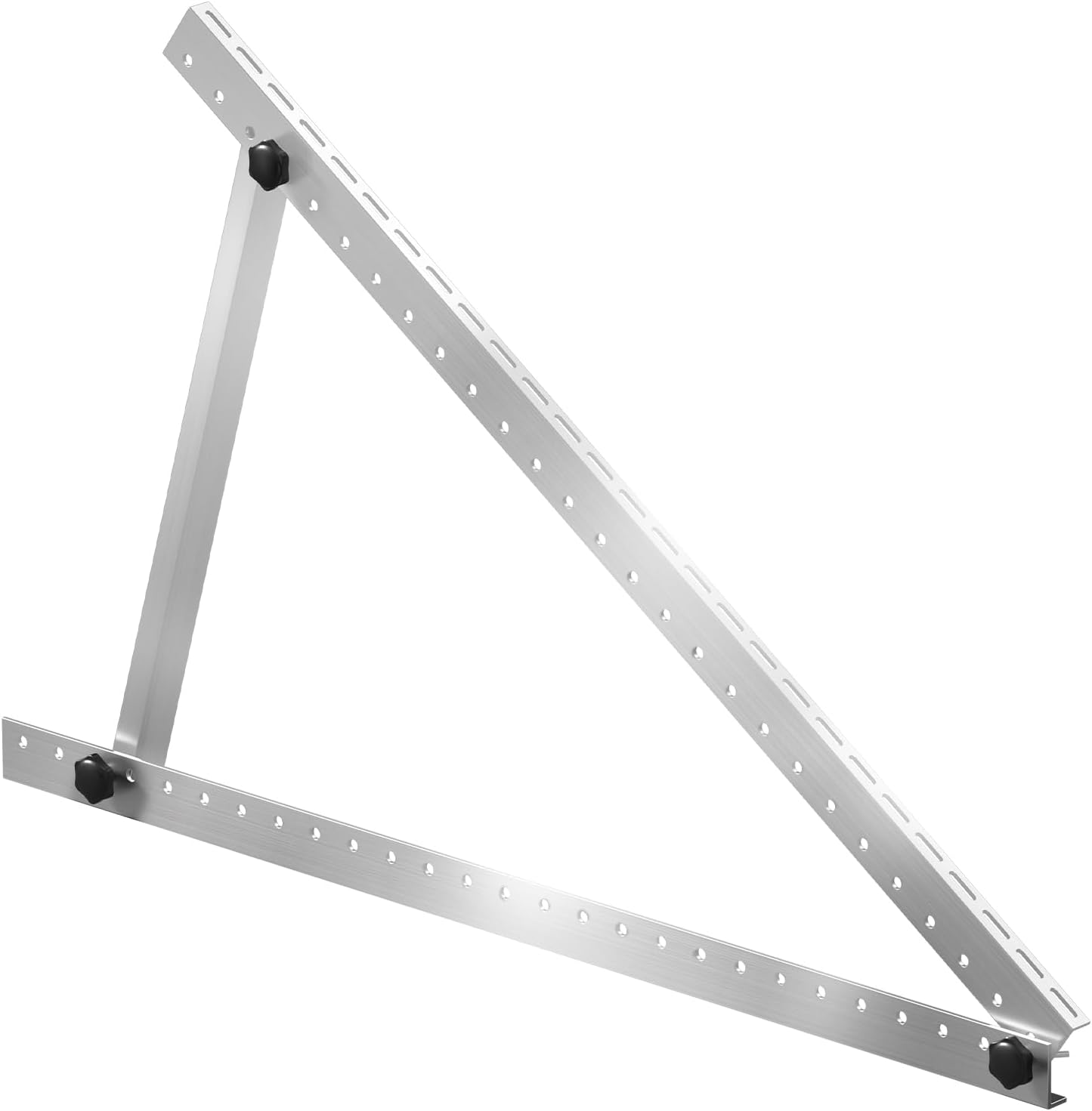 VEVOR 2 Sets Solar Panel Mounting Brackets - 45-Inch, 0 to 90 Adjustable Tilt Mounts Support 100-400W Solar Panels, Lightweight Aluminum Brackets with Folding Tilt Legs for RV, Boat, Off-Grid