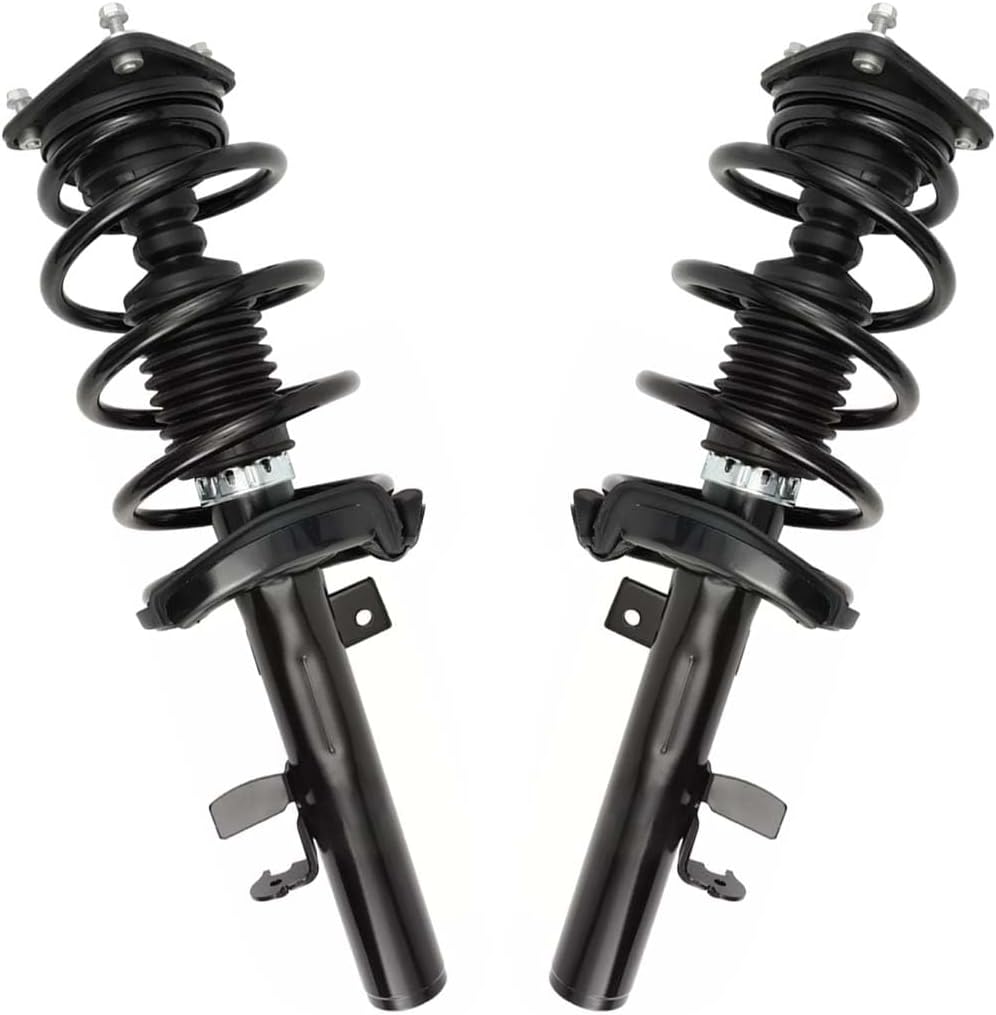 AutoShack Front Complete Strut & Coil Spring | Replacement for 2012-2013 Ford Focus | 2-PC