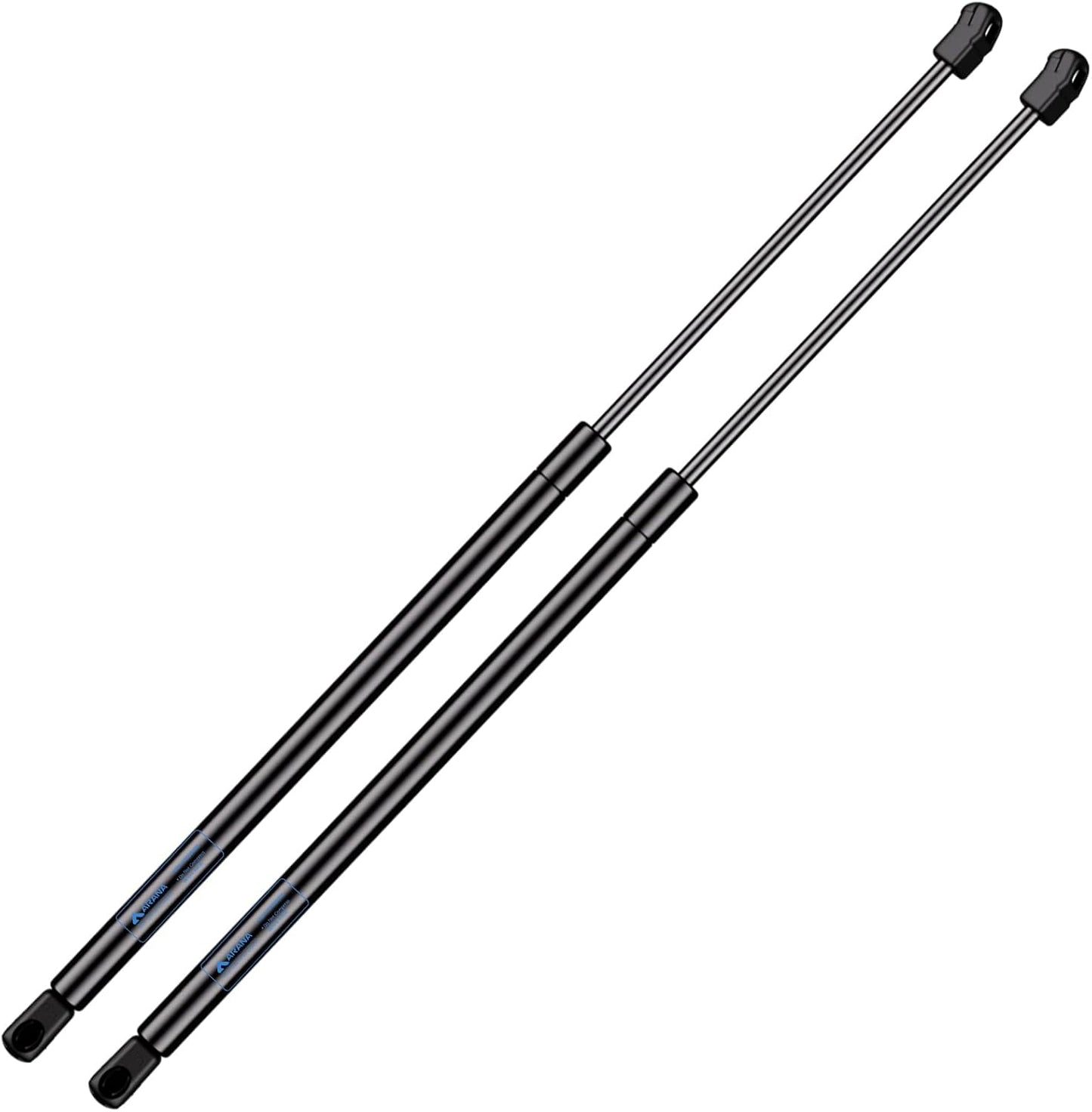 ARANA SF280M300 28 inch 300Lb Gas Struts Spring Shocks 28 inch 1335N Lift Support for Super Heavy-Duty Sled Trailer Tonneau Cover Trap Door Murphy Bed Truck Cover with 13mm Ball Sockets, Set of 2