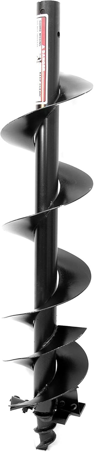 Tool Tuff Model 400 3-Point Tractor Post Hole Digger with 6" and 9" Standard Duty Auger for Compact/Sub-Compact/Cat 0 Tractors