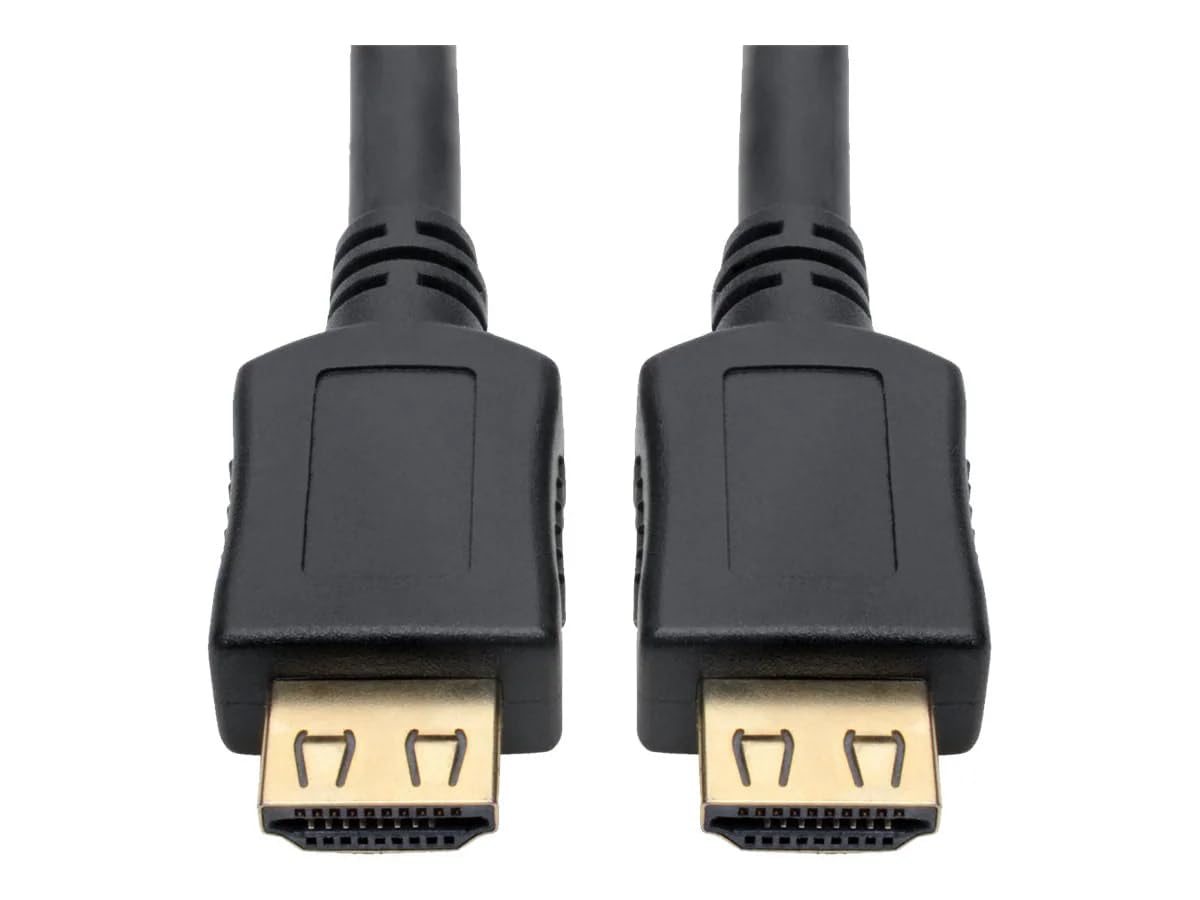 Tripp Lite P568-050-BK-GRP 50ft High-Speed HDMI Cable with Gripping Gold Connectors, 1080p, Shielded Black M/M 19-Pin A, RoHS, Cloud Care Pre-Configured Bundle Eligible (10 Pack)