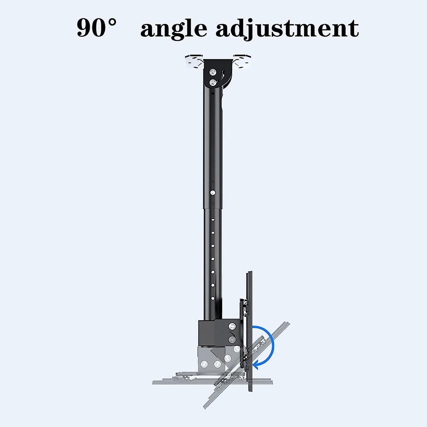 Adjustable Ceiling TV Mount Multi Functional TV Bracket for 14 32 Inch LCD/Plasma Monitors Telescopic Tilt & Swivel Design Space Saving Support for Home & Office Use