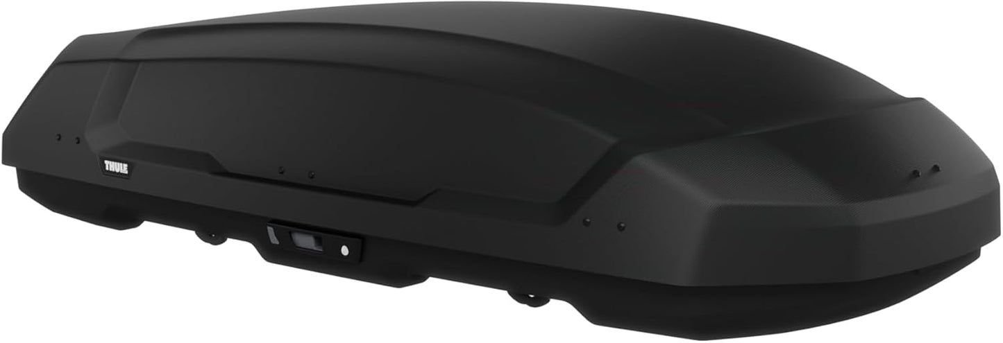 Thule Force 3 - Size XL - 18 cu ft - Aerodynamic roof Mounted Box - Dual-Sided Opening with Locks - Tool-Free Install - Weatherproof Design - for SUVs, Trucks, Cars, EVs and More