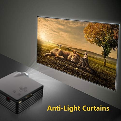 60"-130" Projector Screen Anti-Light Curtains 16: 9 Portable Home 3D Digital Curtain Pojector Curtain Projection Screens(130 inch)