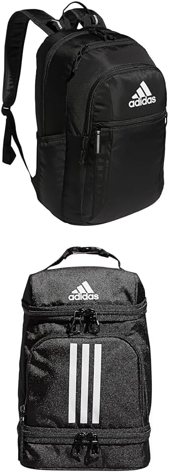 adidas Excel Backpack for Men & Women – Durable Large Athletic Laptop Bag, 7.0/Twill Grey/Grey/Rose Gold, OSFA