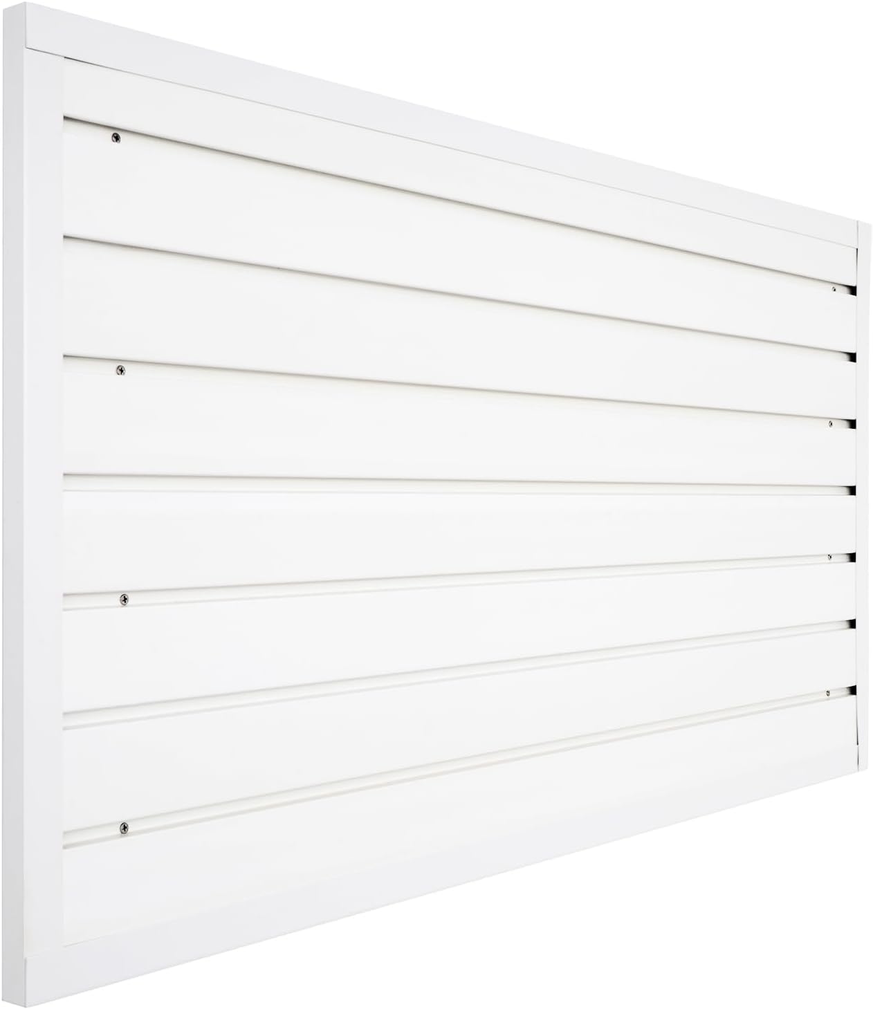 Slat Wall Paneling Garage Wall Organizer, Black Slatwall Panels 4'x8' Garage Tool Organizer Wall Mount Garage Slat Wall Storage Systems, Slat Board PVC Wall Panels Garage Storage Organization Product