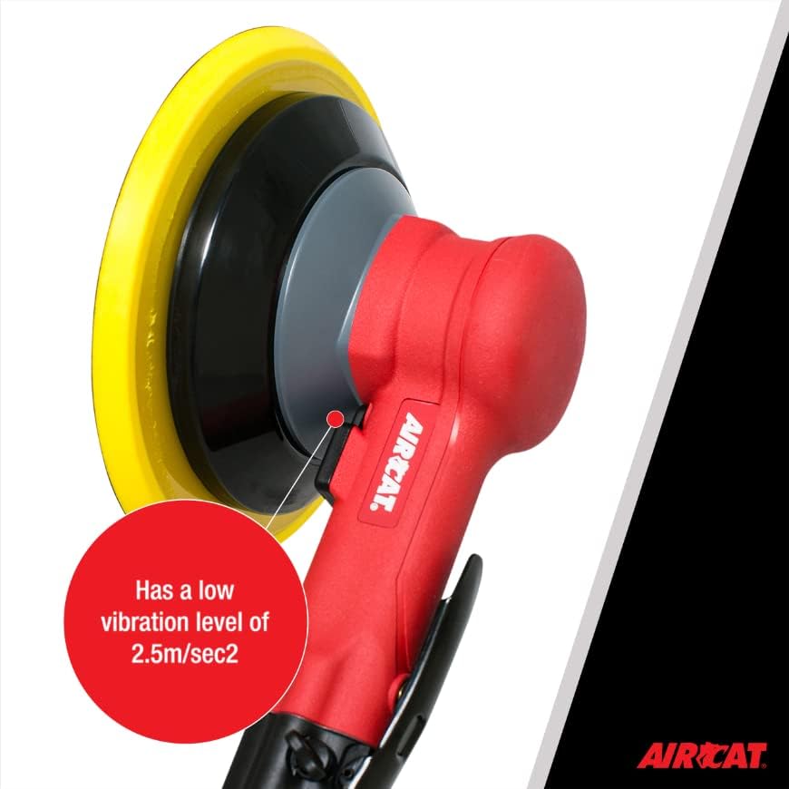 AIRCAT Pneumatic Tools 6700-8G: Non Vac Geared Planetary Motion Sander 900 RPM