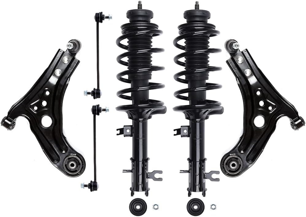 Struts Shock suspension kit for Chevrolet Aveo 2004-2011 struts for Chevrolet Aveo5 2006-2011 struts for Pontiac G3 2009 Complete Struts Assembly 6 Pcs