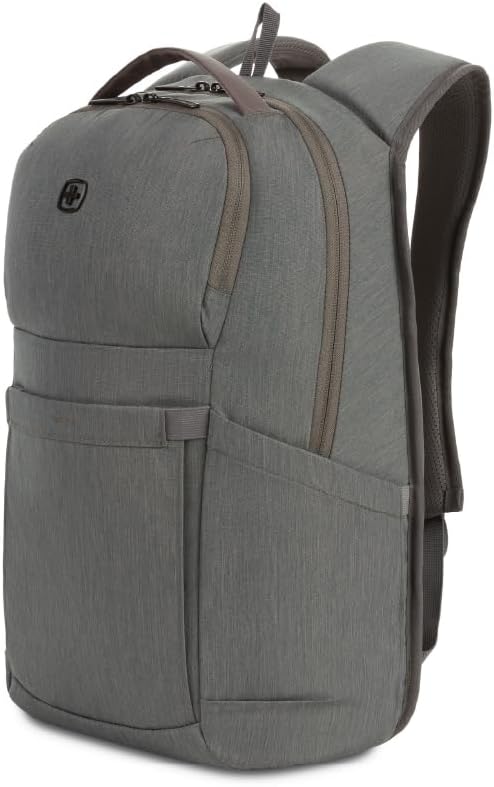 SwissGear 8183 Laptop Backpack, Charcoal Heather, 18 Inches
