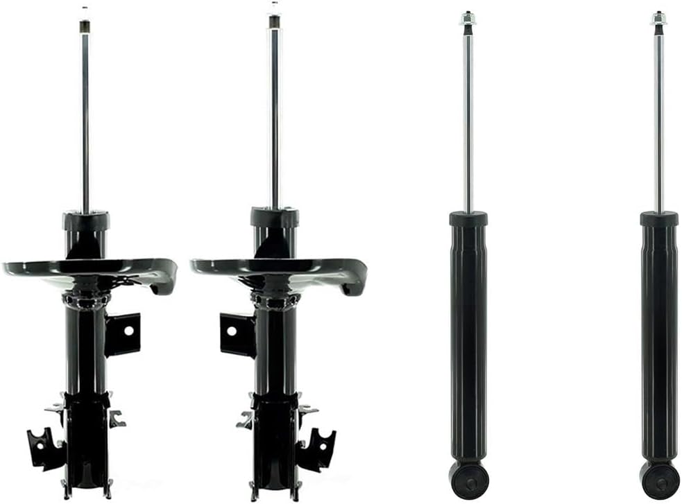 Struts and Shocks Complete Assembly - Front Rear Shock Absorber Suspension Strut Assembly Pair Set for Suzuki Kizashi 2.4L 2010 2011 2012 2013 - Brhaspatip,4PCS